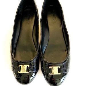 Ralph Lauren Black Flats